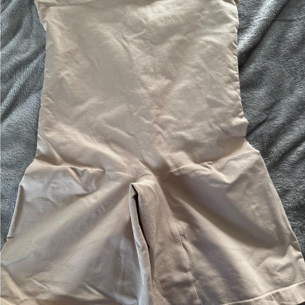 Cacique High-Waist Shapewear Shorts in Tan; 14/16; New with Tags